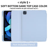 IDEGG For iPad Air 4 Case 2020 iPad Pro 11 Case 2021 Pro 12.9 Funda iPad 10.2 Case 7 8th Generation Case Air 3 Mini 5 9.7 Pencil Cases