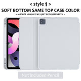 IDEGG For iPad Air 4 Case 2020 iPad Pro 11 Case 2021 Pro 12.9 Funda iPad 10.2 Case 7 8th Generation Case Air 3 Mini 5 9.7 Pencil Cases