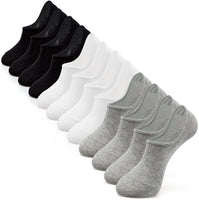 IDEGG Women and Men No Show Socks Low Cut Anti-slid Cotton Athletic Casual Socks6 Pairs