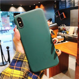 IDEGG Luxury Thin Soft Color Phone Case For Iphone 7 8 6 6s Plus 5s Se Silicone Back Cover Capa For Iphone X Xs 11 Pro Max Xr 12 Mini