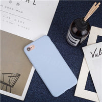 IDEGG Luxury Thin Soft Color Phone Case For Iphone 7 8 6 6s Plus 5s Se Silicone Back Cover Capa For Iphone X Xs 11 Pro Max Xr 12 Mini