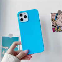 IDEGG Luxury Thin Soft Color Phone Case For Iphone 7 8 6 6s Plus 5s Se Silicone Back Cover Capa For Iphone X Xs 11 Pro Max Xr 12 Mini