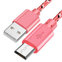 IDEGG 0.5/1m/2m/3m Braided Micro USB Cable Data Sync USB Charger Cable For Samsung S7 HTC LG Huawei Xiaomi Android Phone Cables