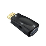 IDEGG HDMI-compatible Male to VGA Female Adapter Audio Cable Converter FHD 1080P 720P 480P PC Laptop TV Box Computer Display Projector