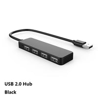 IDEGG High Speed USB Hub Adapter 4 Ports for PC Laptop Accessories Multi USB 2.0 Splitter Extension Cable For Mouse  Keyboard