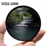 IDEGG ND2 to ND1000 variable Neutral Density Adjustable Camera Lens Filter For canon sony nikon 49mm 52mm 55mm 58mm 67mm 77mm