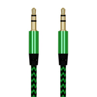 IDEGG 1m Nylon Aux Cable 3.5mm Plug Male To Male Jack Auto Car Audio Cable Kabel Line Cord For IPhone 7 for Xiaomi Smart Phone