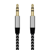 IDEGG 1m Nylon Aux Cable 3.5mm Plug Male To Male Jack Auto Car Audio Cable Kabel Line Cord For IPhone 7 for Xiaomi Smart Phone