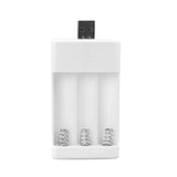 IDEGG USB  3/4 Solts Battery Charger Adapter Battery Charger For Universal AA/AAA rechargeable Batteries Power Accessories