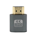 IDEGG HDMI-compatible Virtual Display 4K DDC EDID Dummy Plug EDID Display Emulator Adapter Support 1920x1080P For Video Adapter