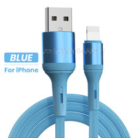 IDEGG Quick Charge USB Cable For iPhone 13 12 11 Pro Max XS X 6s 7 8 Plus Origin Mobile Phone Charger Cord Data Charger Wire 1/1.5/2M