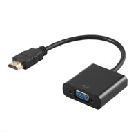 IDEGG HDMI-compatible to VGA Adapter Cable HDMI-compatible to VGA 1080P Video Converter Digital to Analog for Laptop Projector